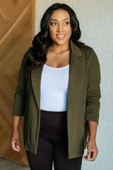 Magic 3/4 Blazer in Olive - Femstylo