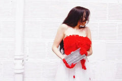 Marble Silver Stripe Box Clutch - Femstylo