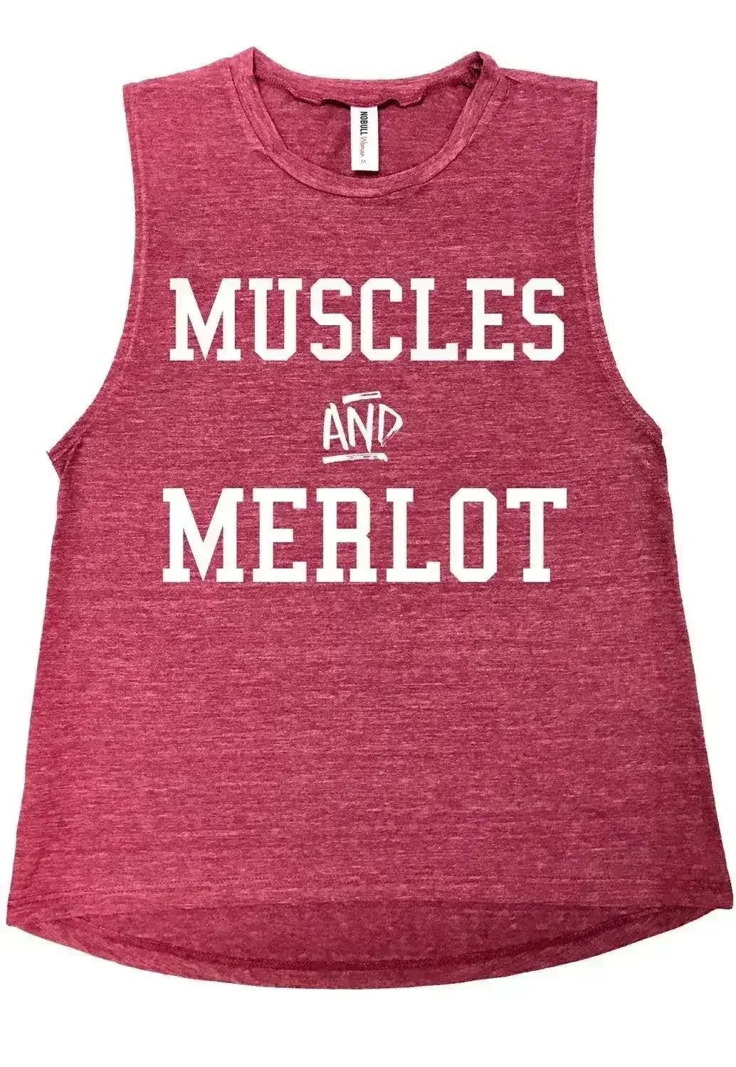 Muscles & Merlot Muscle Tank Top - Femstylo