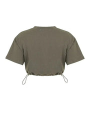 Round Neck Crop Top - Femstylo