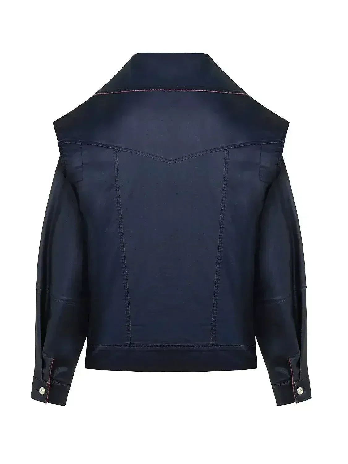 Wide Collar Coated Jacket - Femstylo