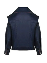 Wide Collar Coated Jacket - Femstylo