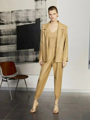 Double Breasted Leather Jacket - Femstylo