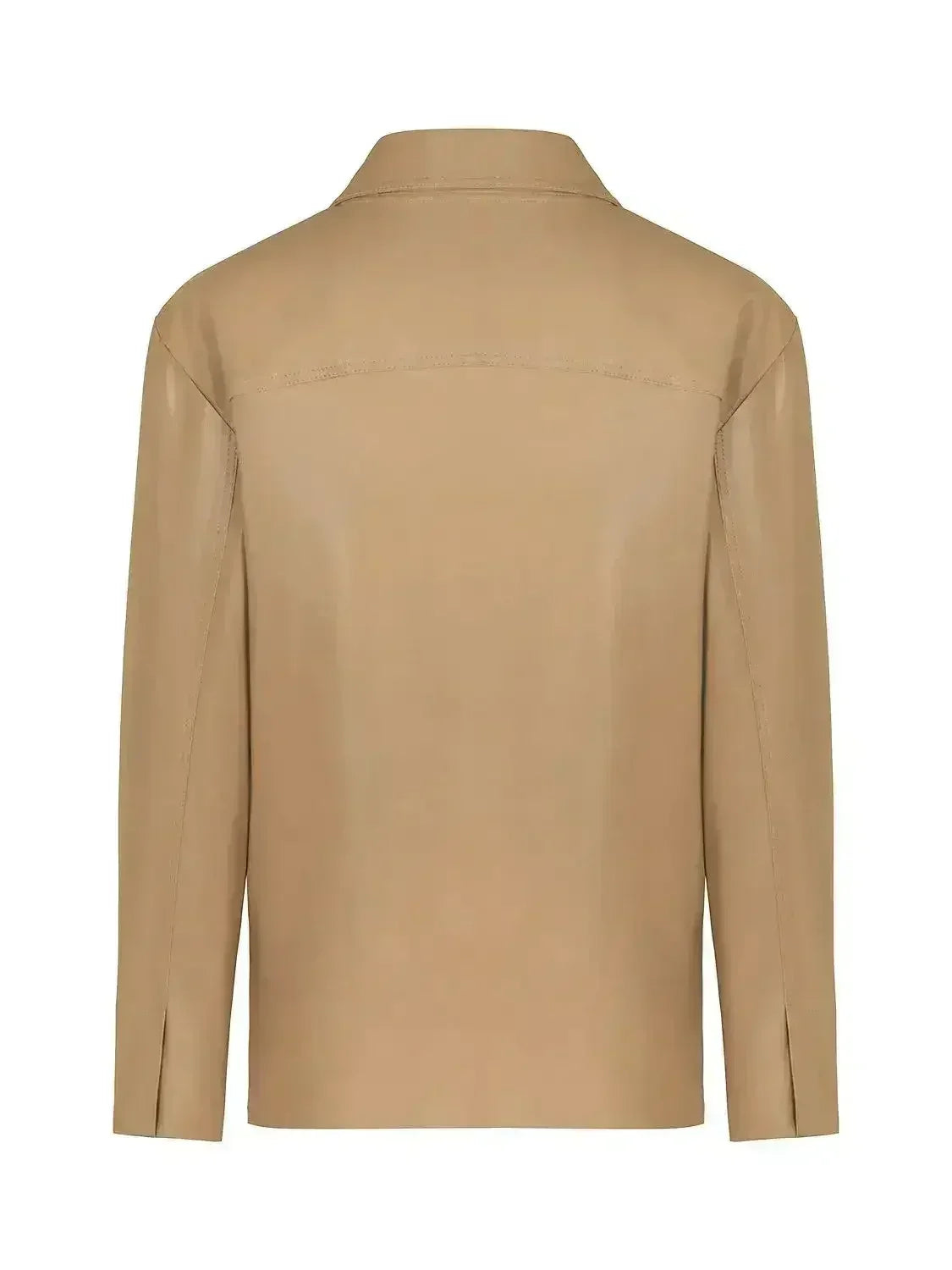 Double Breasted Leather Jacket - Femstylo