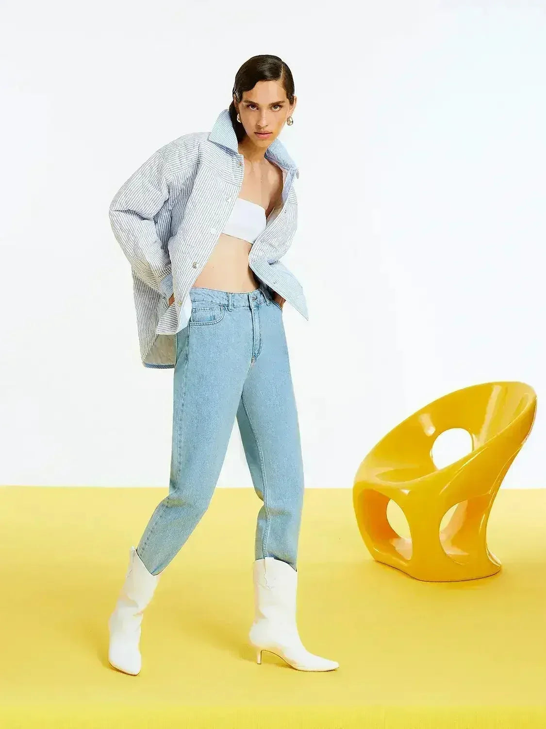 Quilted Oversized Shirt Jacket - Femstylo