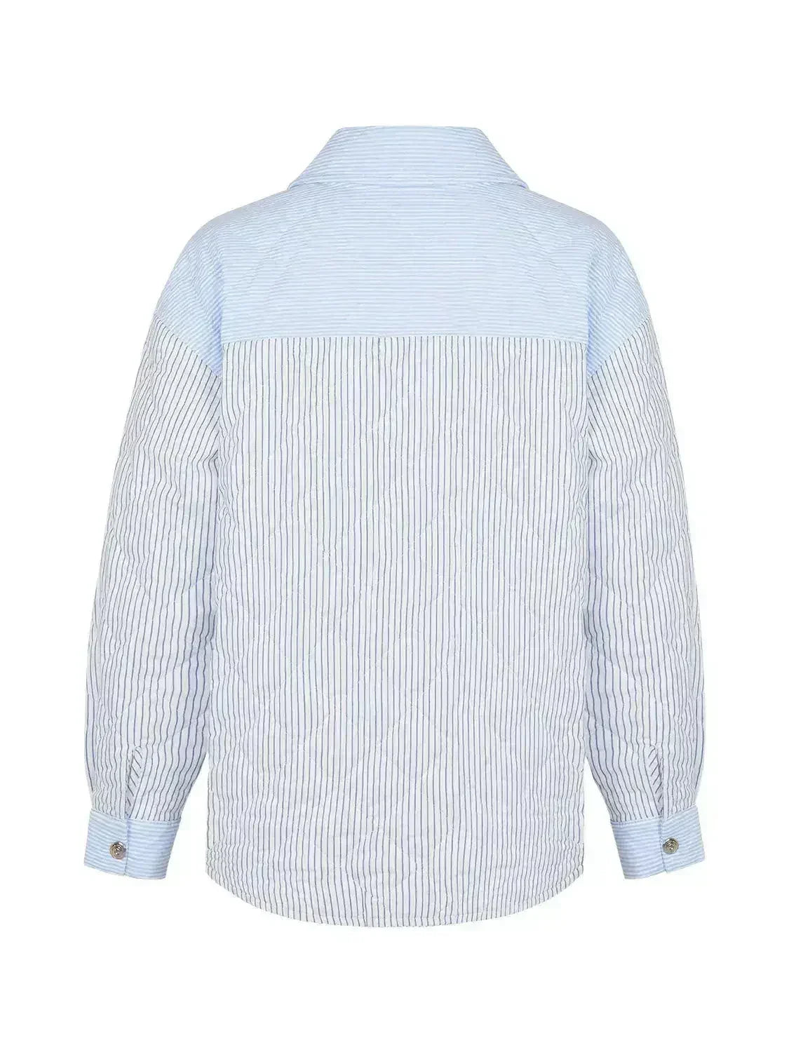 Quilted Oversized Shirt Jacket - Femstylo