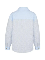 Quilted Oversized Shirt Jacket - Femstylo