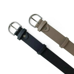 Ladies Belt with Rounded Gunmetal Buckle - Femstylo