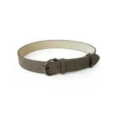 Ladies Belt with Rounded Gunmetal Buckle - Femstylo