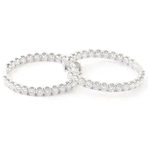 Personalized Big Diameter Earrings – Luxury Statement Jewelry - Femstylo