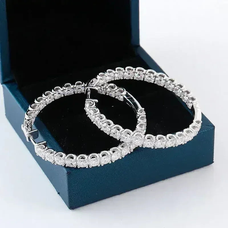 Personalized Big Diameter Earrings – Luxury Statement Jewelry - Femstylo