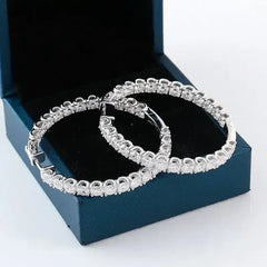 Personalized Big Diameter Earrings – Luxury Statement Jewelry - Femstylo