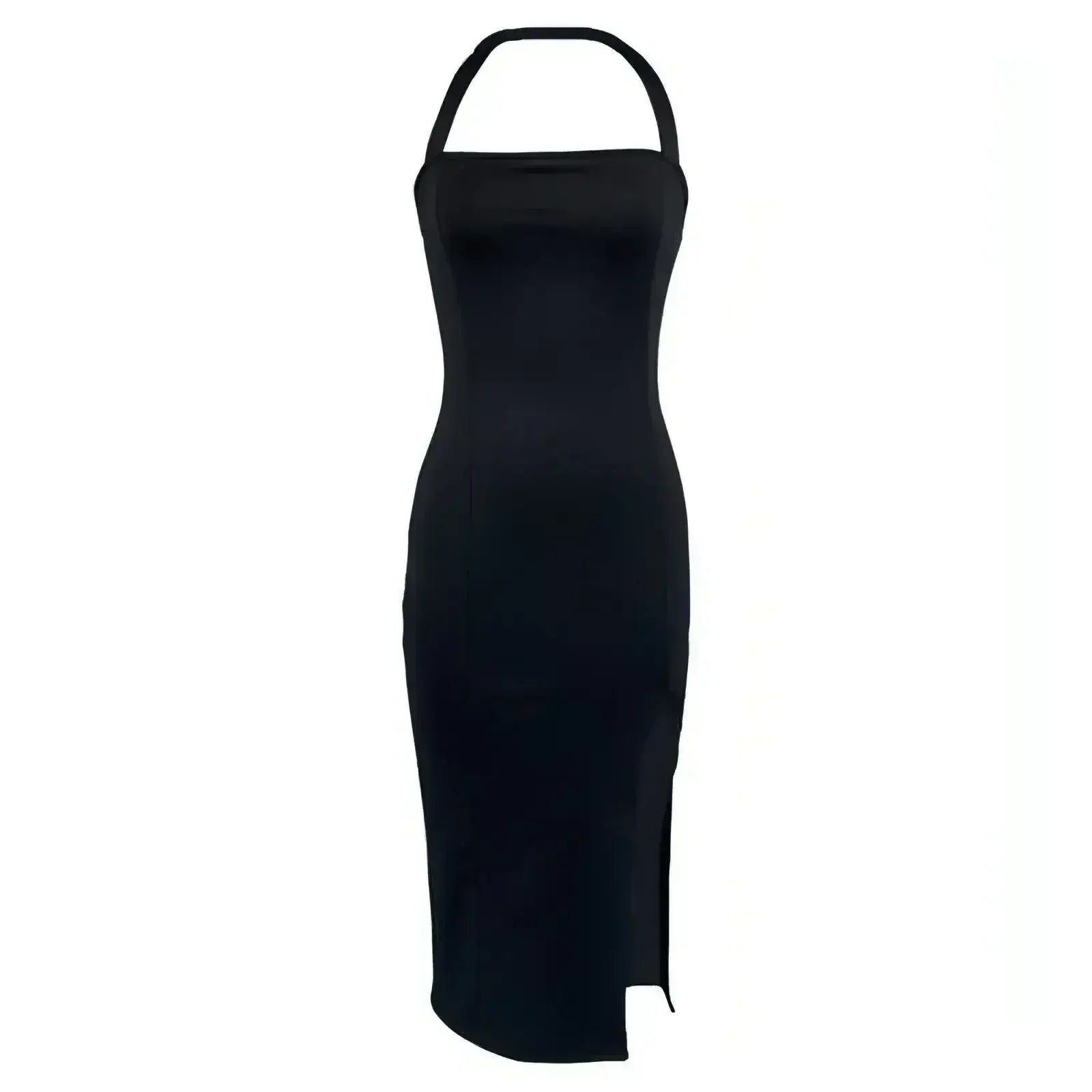 Women's Elegant Backless Halter Dress - Femstylo