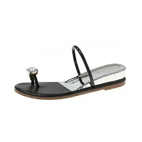 Rhinestone Beach Flip Flops - Glam Sandals | Femstylo - Femstylo