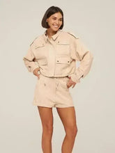 A Short Coat Shorts Suit Women Set - Femstylo