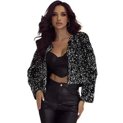 Sequin Jacket - Sparkling Party Outerwear | Femstylo - Femstylo