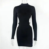 Women's Fashion Midriff Outfit Sheath Dress - Femstylo