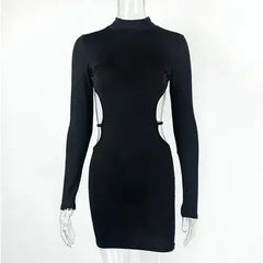 Women's Fashion Midriff Outfit Sheath Dress - Femstylo