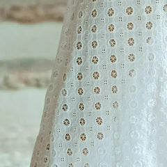 OLYMPIA Embroidered Cotton Dress - Femstylo