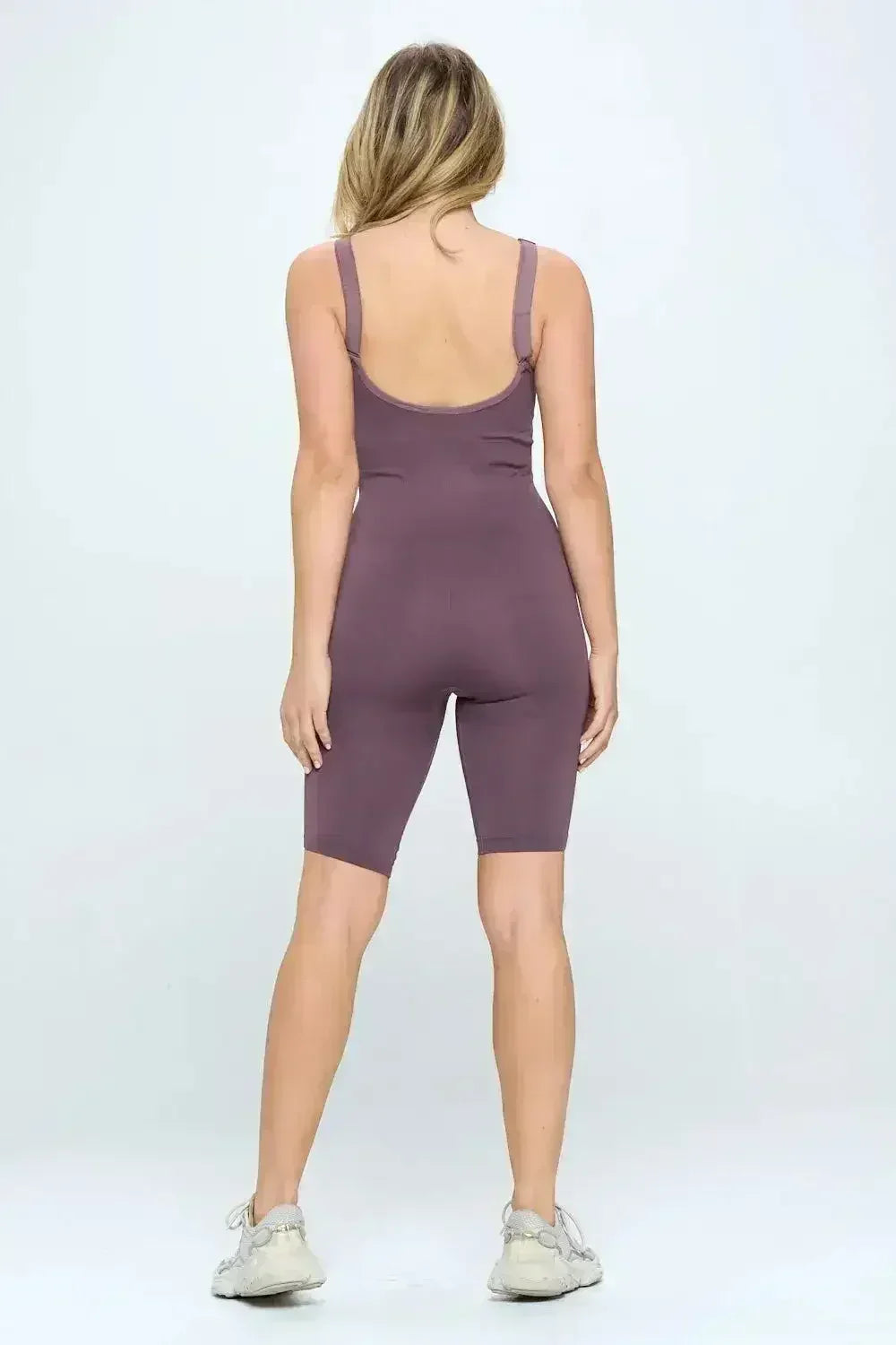 Seamless Ribbed knit Romper Jumpsuit Set - Femstylo