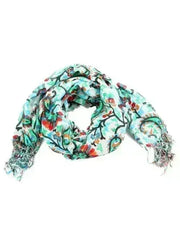 Paisley Pattern Garden Landscape Design Scarf - Femstylo