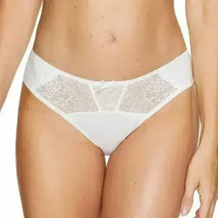 Semi Sheer Low Rise Bikini Panty Gorteks Pamela White - Femstylo