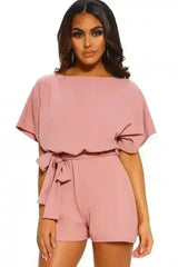 Belted Playsuit - Femstylo