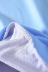 Purple Blue Color Block Tie Dye Pullover Sweatshirt - Femstylo