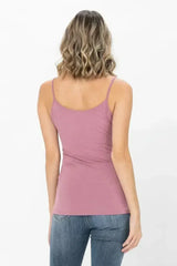 Basic Solid Shapewear Camisole – Soft Spaghetti Strap Tank Top for Women - Femstylo