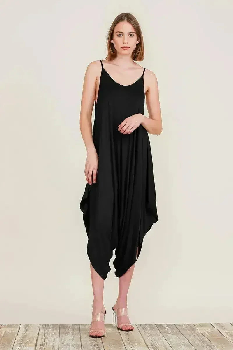 Harem Jumpsuit Romper – Chic & Versatile One-Piece | Breathable Rayon - Femstylo