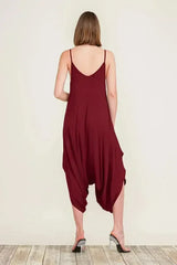 Harem Jumpsuit Romper – Chic & Versatile One-Piece | Breathable Rayon - Femstylo