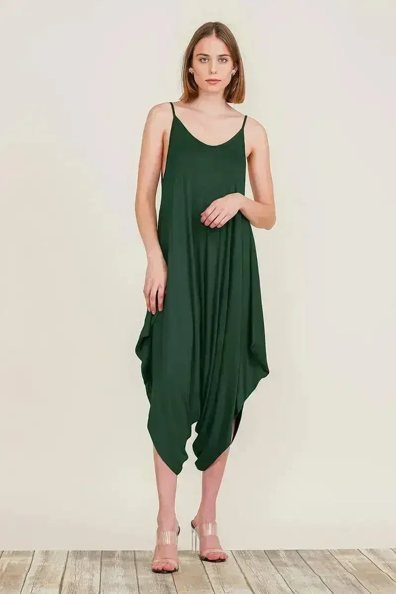 Harem Jumpsuit Romper – Chic & Versatile One-Piece | Breathable Rayon - Femstylo