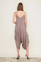 Harem Jumpsuit Romper – Chic & Versatile One-Piece | Breathable Rayon - Femstylo