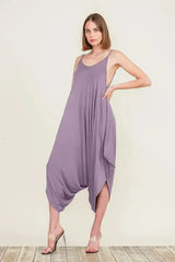 Harem Jumpsuit Romper – Chic & Versatile One-Piece | Breathable Rayon - Femstylo