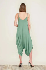 Harem Jumpsuit Romper – Chic & Versatile One-Piece | Breathable Rayon - Femstylo