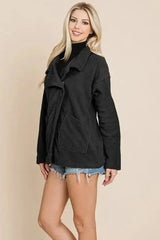 Fleece Jacket Lapel Lightweight Warm Sherpa - Femstylo