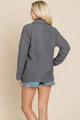 Fleece Jacket Lapel Lightweight Warm Sherpa - Femstylo