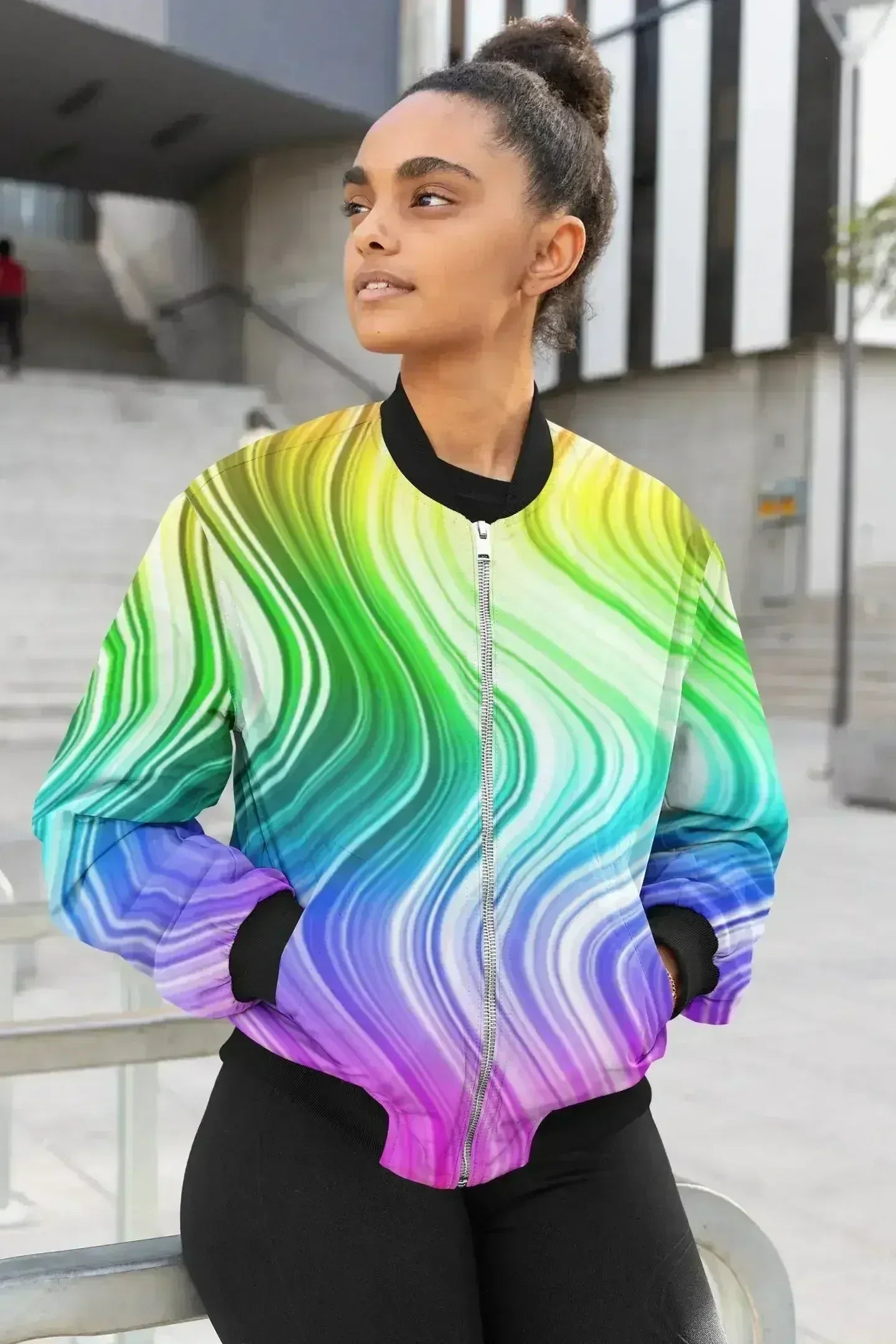 Blarney Road Female Bomber Jacket - Femstylo