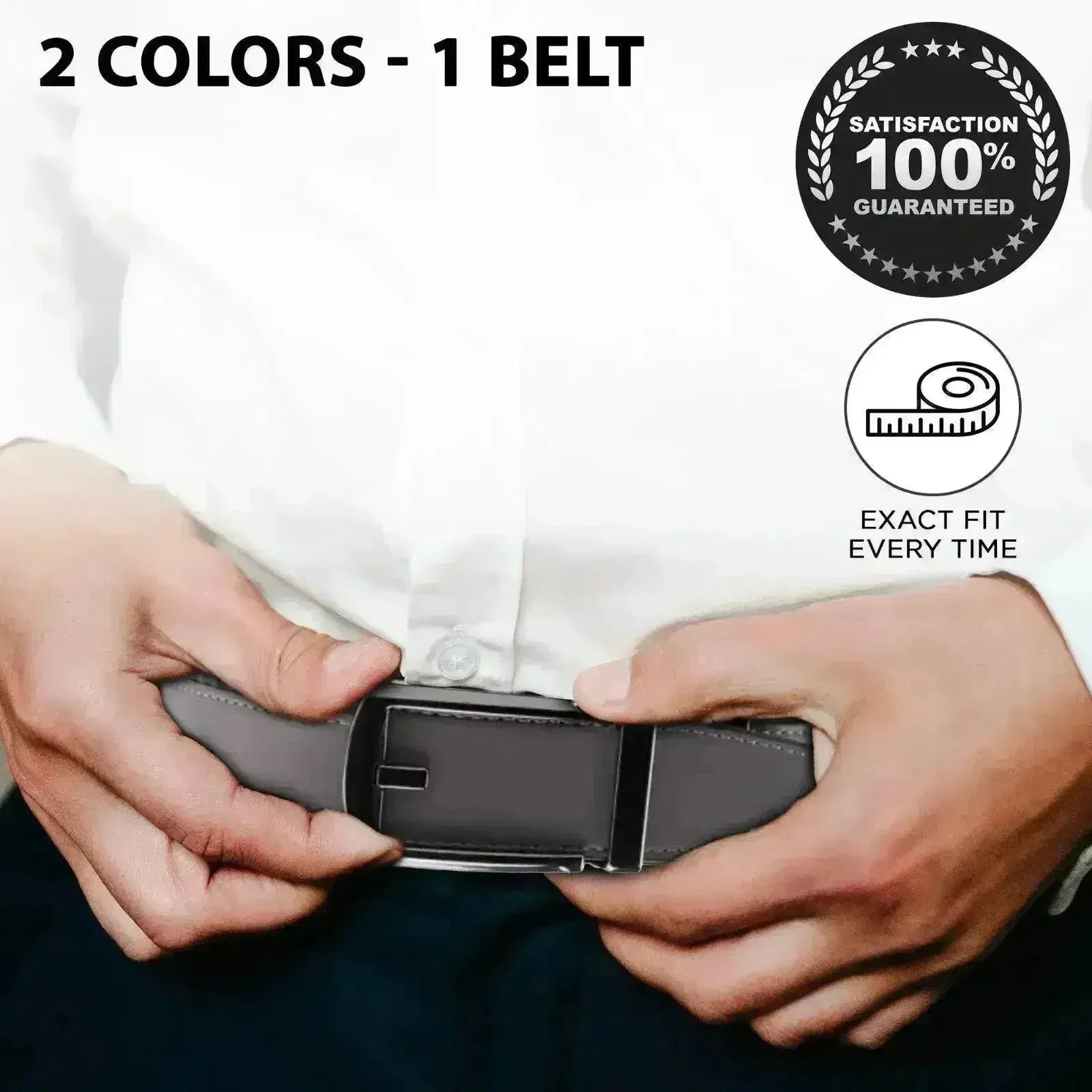 Patented Reversible Ratchet Belt 2 Colors (1 Belt) - Femstylo