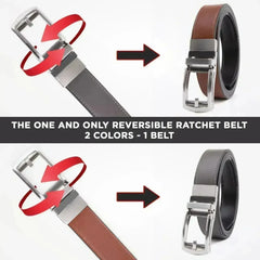 Patented Reversible Ratchet Belt 2 Colors (1 Belt) - Femstylo