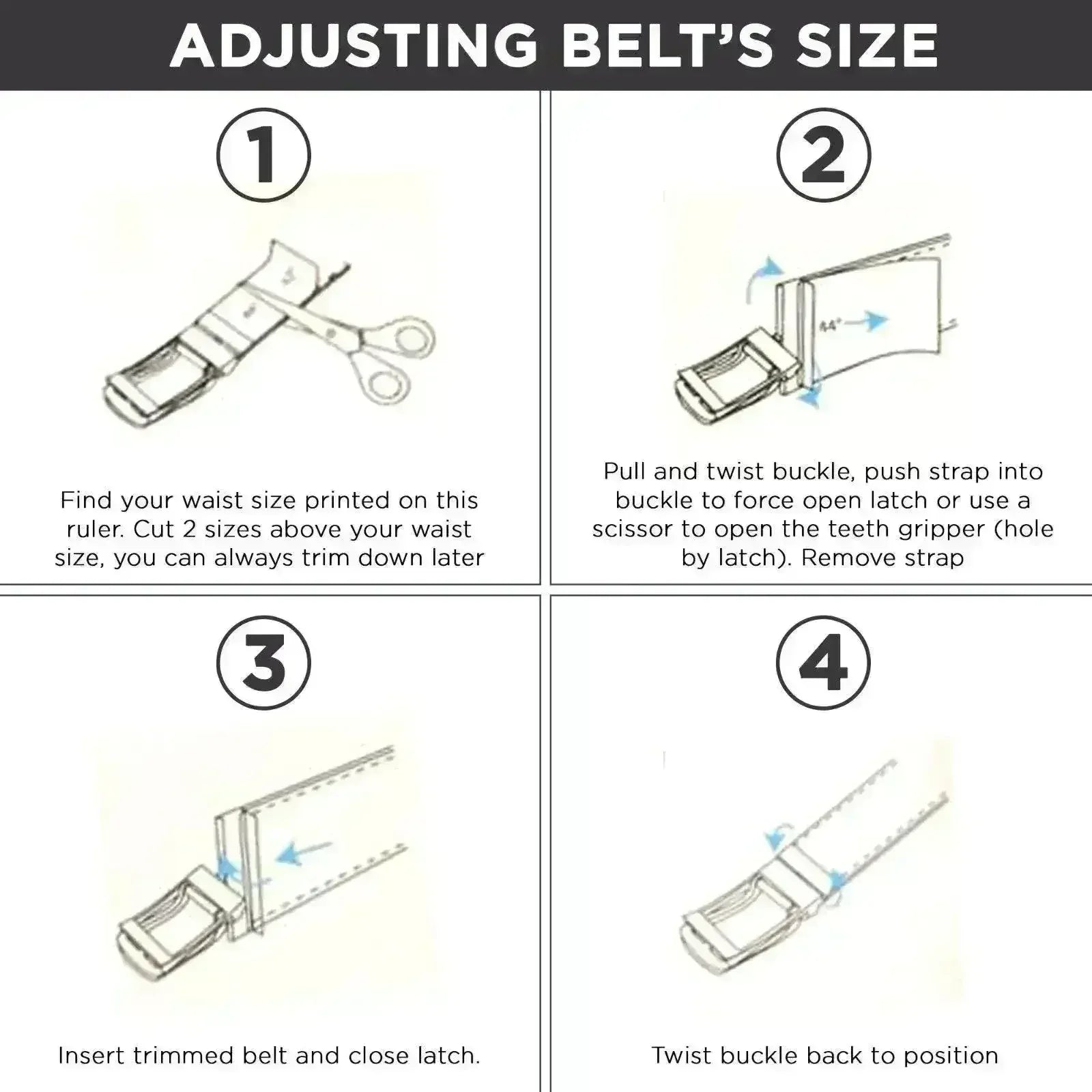 Patented Reversible Ratchet Belt 2 Colors (1 Belt) - Femstylo