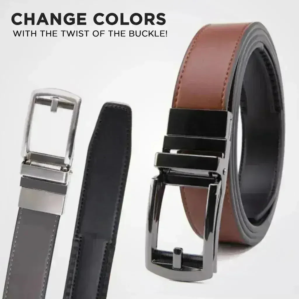 Patented Reversible Ratchet Belt 2 Colors (1 Belt) - Femstylo