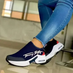 Casual Breathable Wedges Ladies Walking Sneakers Flat Women Shoes - Femstylo