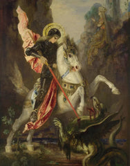 Fairy Tale St George Slaying Dragon Stainless Steel Men Women Necklaces Pendants Chain Punk Jewelry Creativity Gift Wholesale