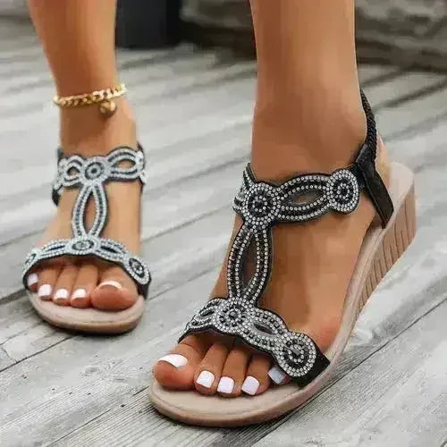 Summer New Designer Platform Sandals Women Fashion Casual Roman Shoes - Femstylo