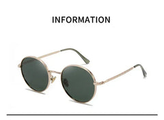 Steampunk Round Polarized Sunglasses With Prescription Women Men UV400 Anti-glare Myopia Sun Glasses Power 0 -0.5 -0.75 To -6.0