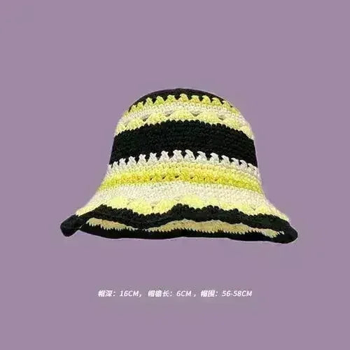 Handmade Knitted Bucket Hat - Femstylo