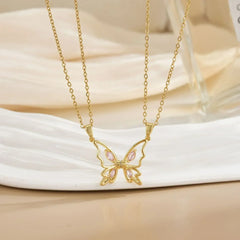 LATS New Stainless Steel Magnetic Sun Moon Couple Necklace Fashion Chain for Men and Women Good Friend Gifts Trend Jewelry