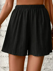 Women High Waist Solid Shorts 2025 Spring Summer New Fashion Pant Lady Casual Outfit Short Pants Beach Holiday Simple Clothing