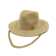 Summer Straw Hat 2024 New Flat Top French Straw Hat Elegant Women's Outdoor Vacation Sun Hat Summer Hat 모자 gorras beach